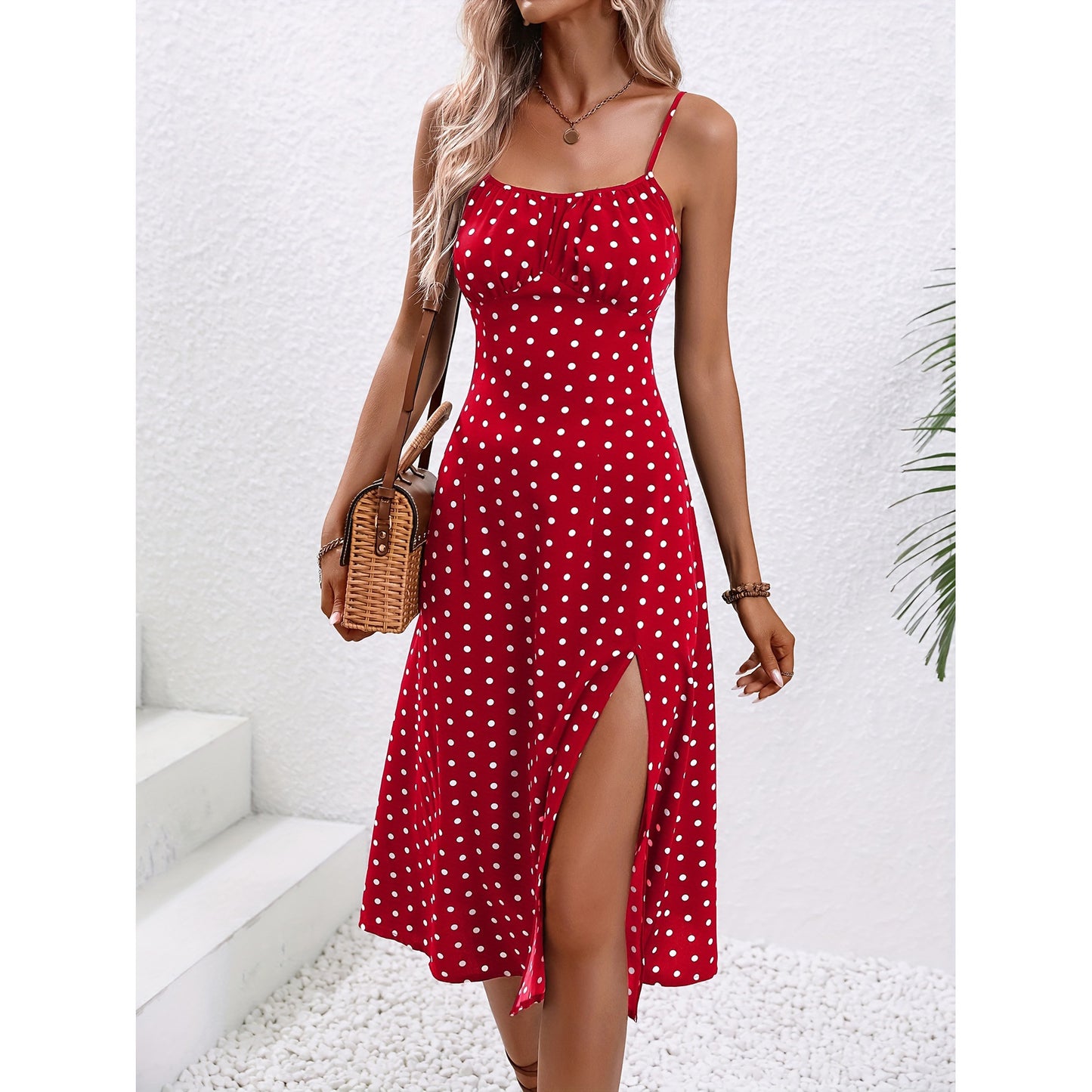 Polka Dot Suspender